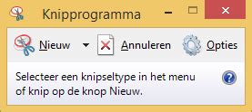 knipprogramma openen.
